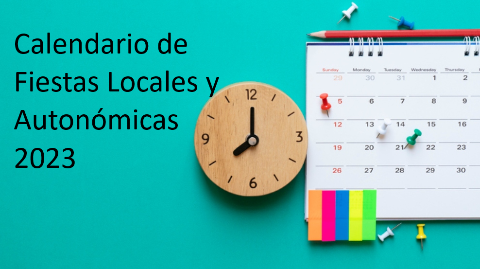 Calendario de Fiestas Locales y Autonómicas 2023 Fedetax